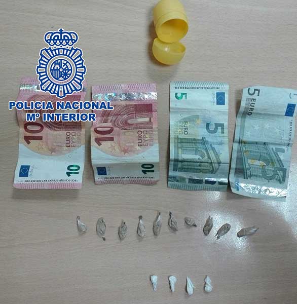Detenido con heroína y crack en Las remudas, Telde Detenido con heroína y crack en Las remudas, Telde