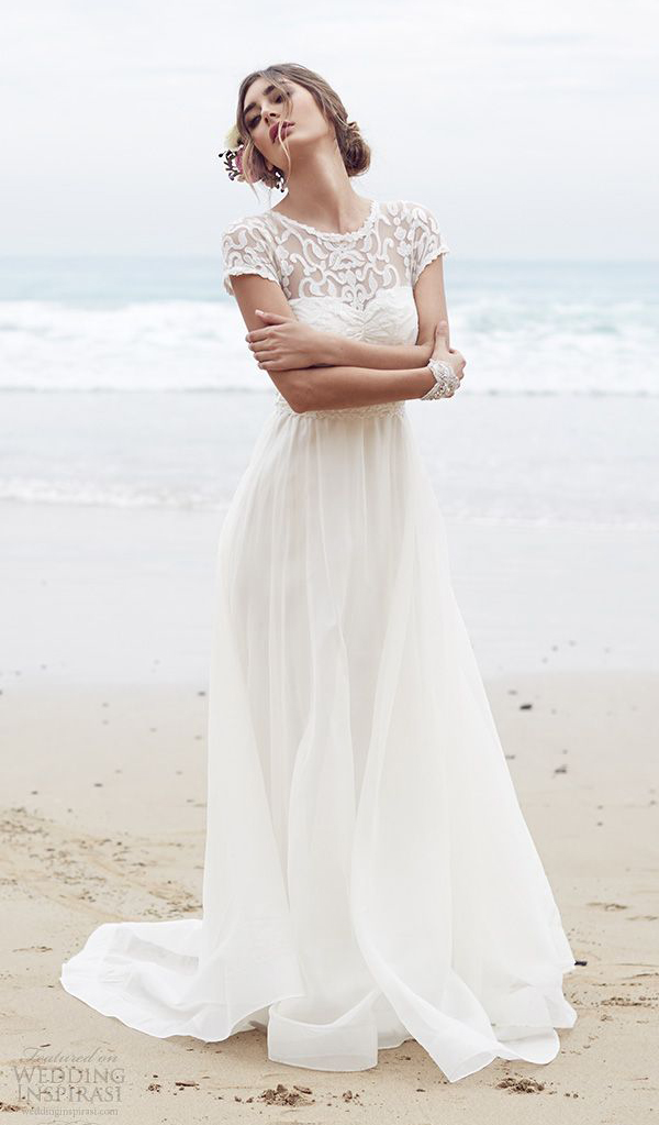 beach wedding dresses beauty