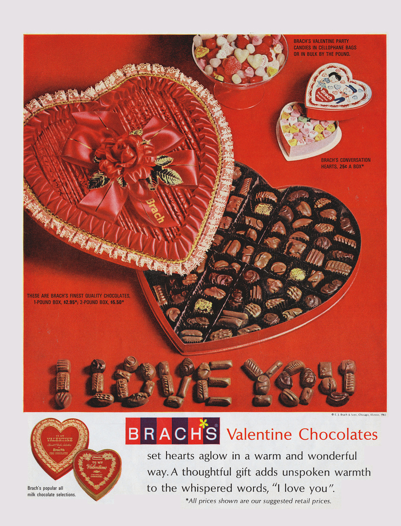 Dying for Chocolate Vintage Valentine's Day Chocolate Ads