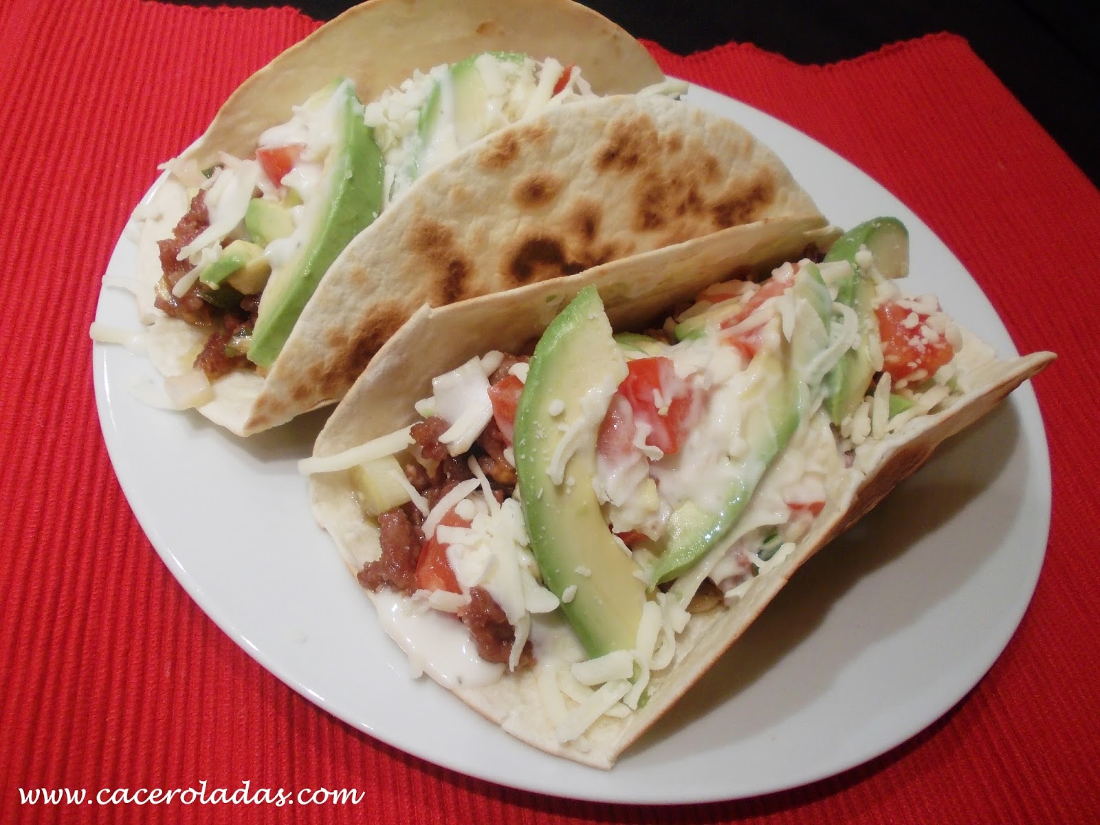 burritos de carne molida