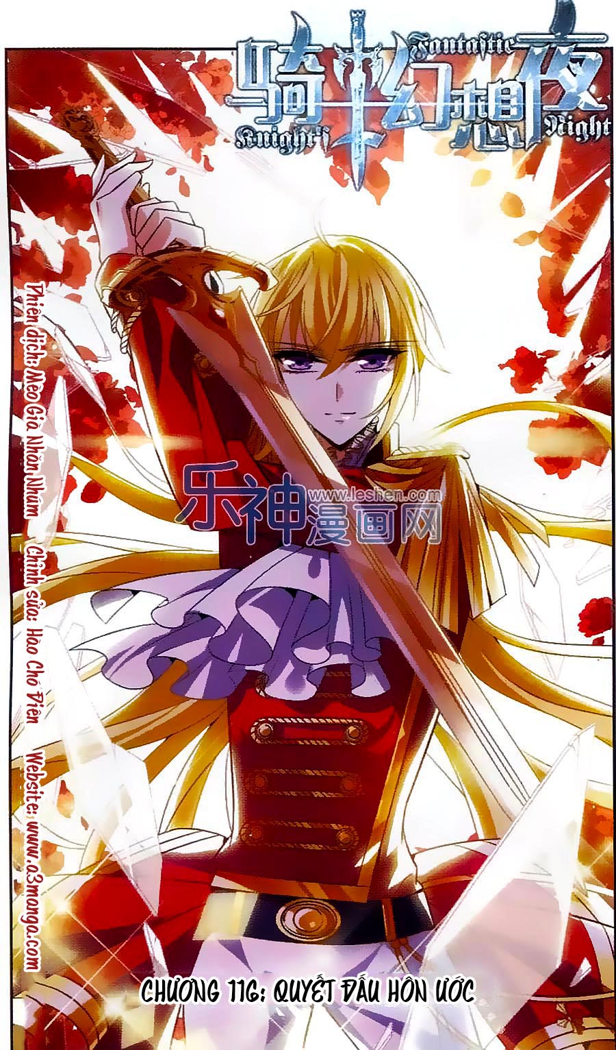 Kỵ Sĩ Hoang Tưởng Dạ chap 116