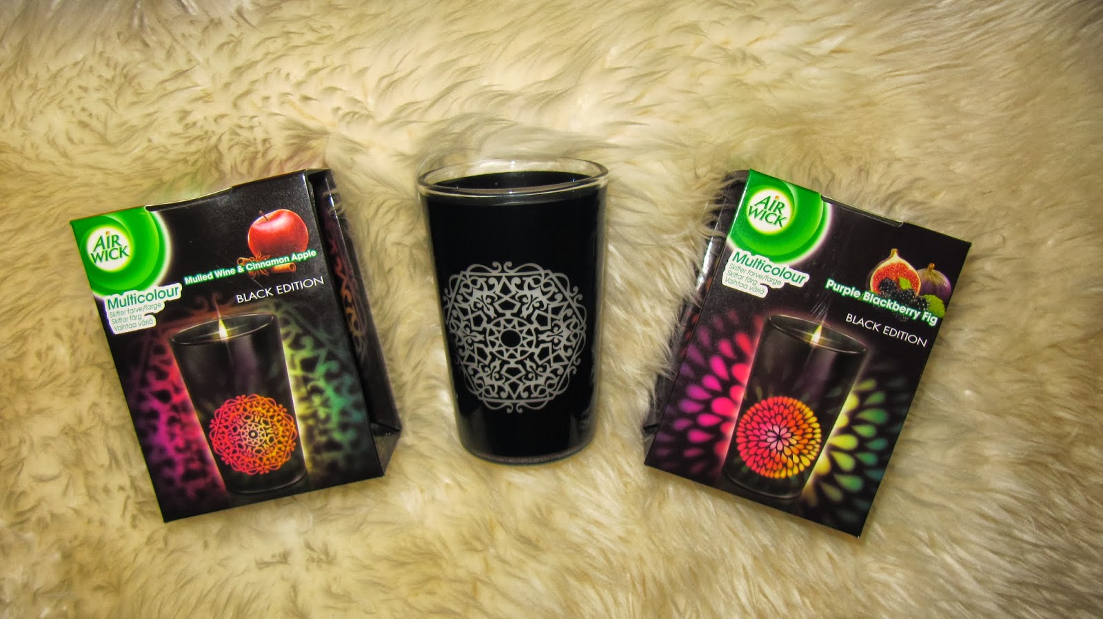 Luvanneet on rakastaa Air wick black edition tuoksukynttilät