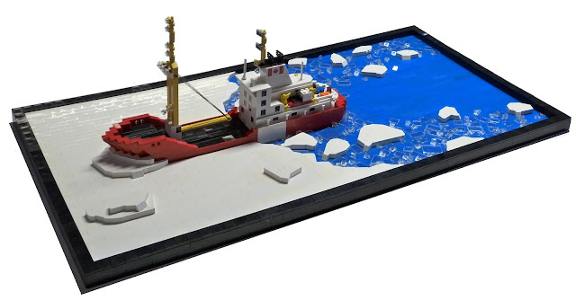 lego cargo ship moc