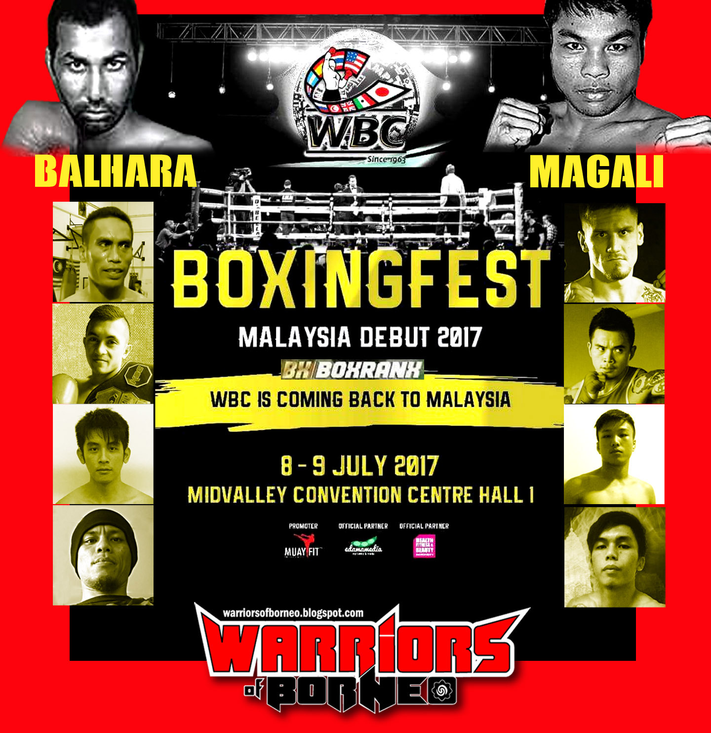 Warriors of Borneo blog WBC Boxing Fest in Malaysia Borneo & MIMMA