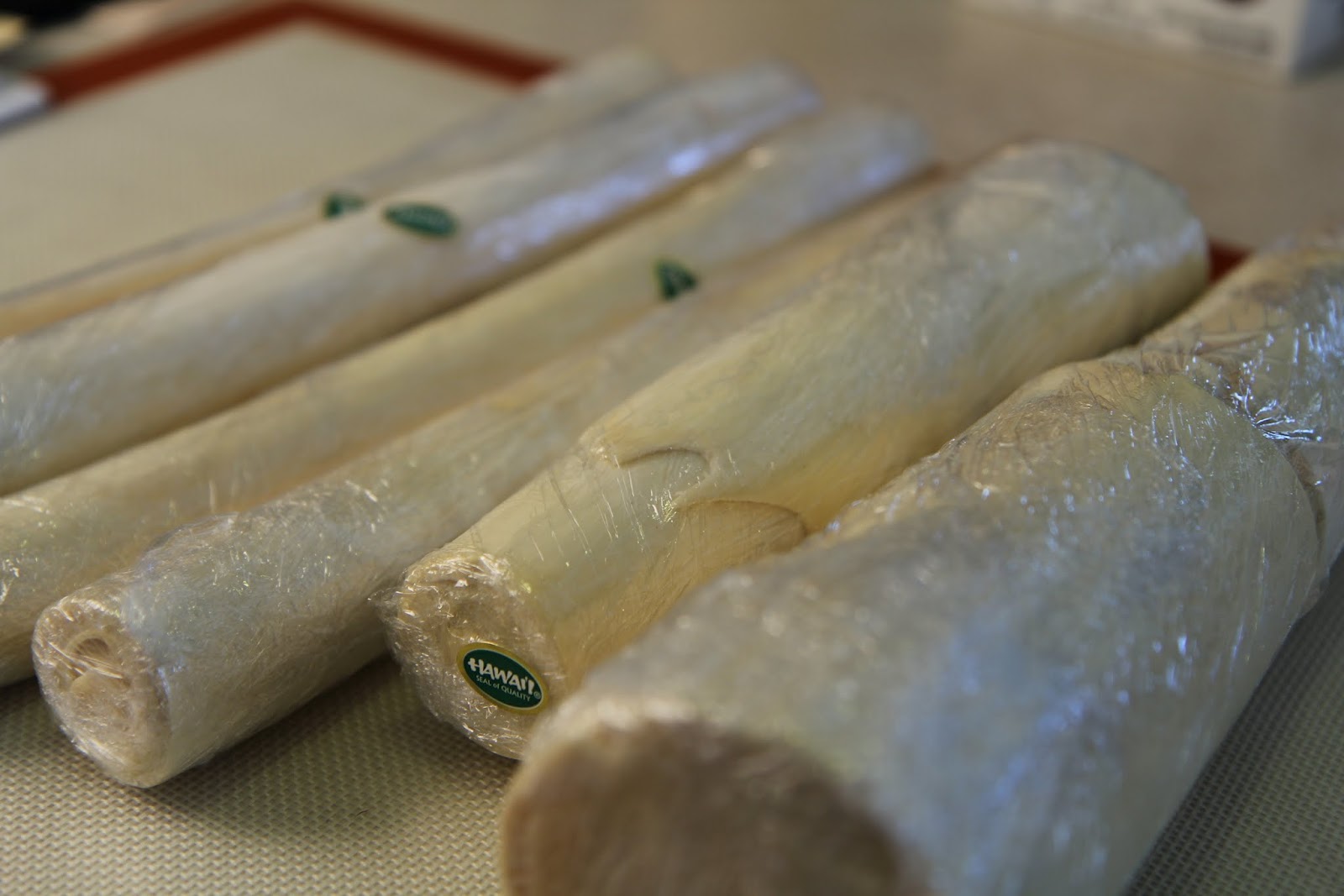 Hearts of Palm with Purée of Marrow Beans and Field Greens The