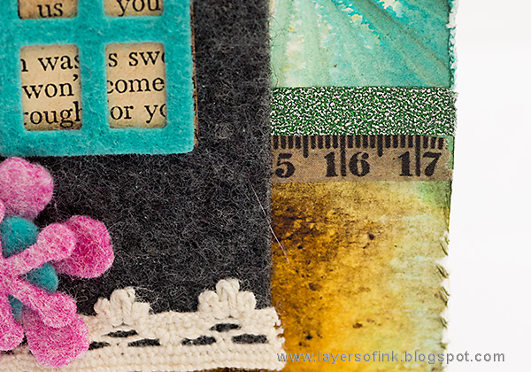 Layers of ink - Felt House Card Tutorial by Anna-Karin with Eileen Hull Sizzix Heartfelt dies