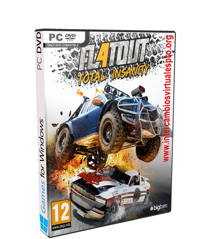 FlatOut 4 Total Insanity poster box cover
