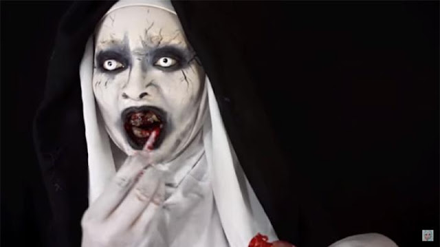 Dibalik Sosok Hantu Valak Conjuring Yang Menyeramkan, Vindy Valak Asal Malang Ini Cantik Dan Berhijab Dibalik Sosok Hantu Valak Conjuring Yang Menyeramkan, Vindy Valak Asal Malang Ini Cantik Dan Berhijab