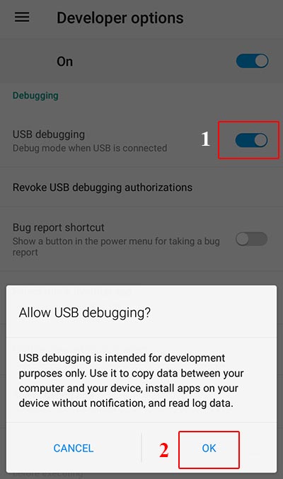 Enbling-USB-Debugging-Mode-on-Android