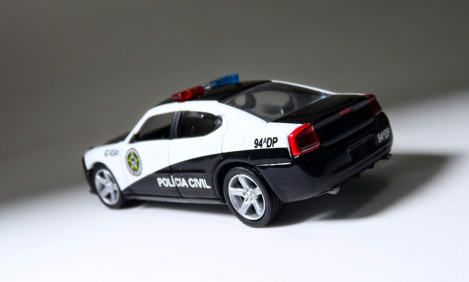 Greenlight Hollywood - Fast & Furious - Rio De Janeiro Dodge Charger Police Patrol Car