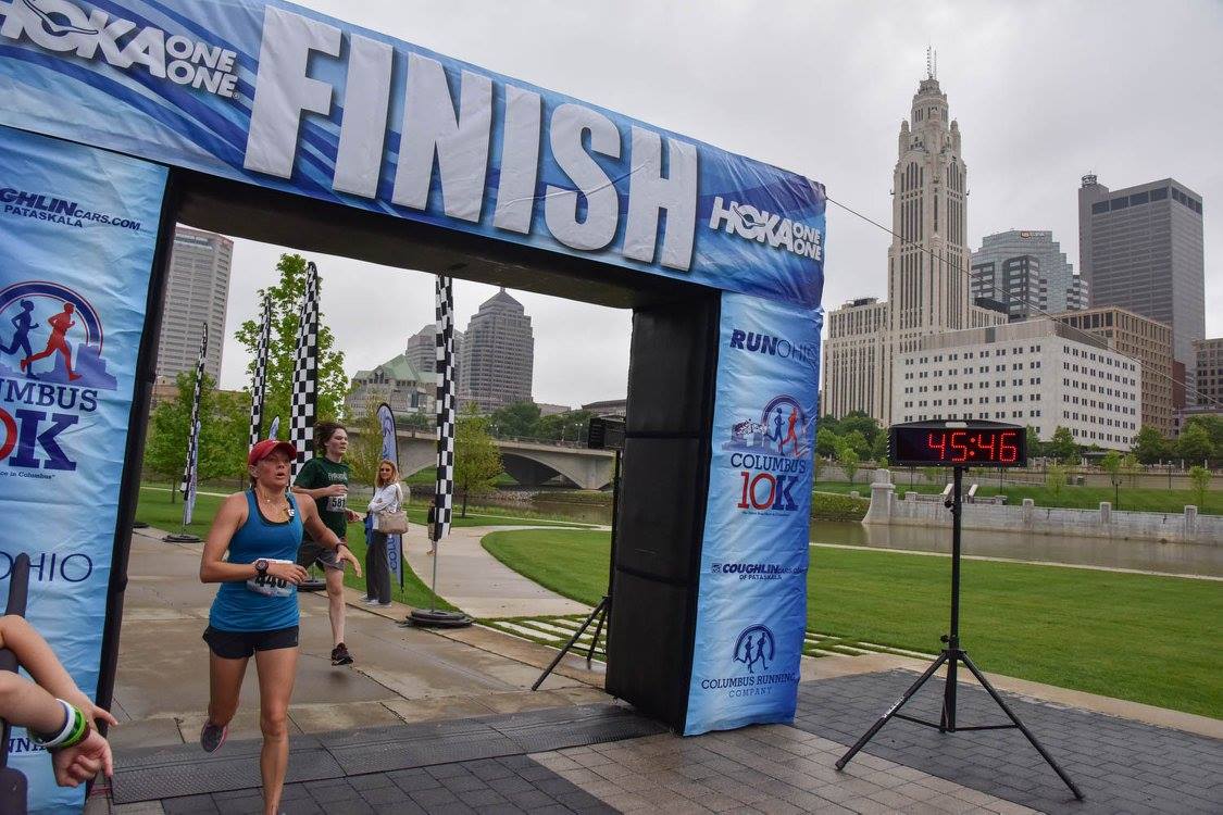 This Runner's World Columbus 10K Finish Line Pictures