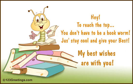 Best wishes for exams - Exams Forum
