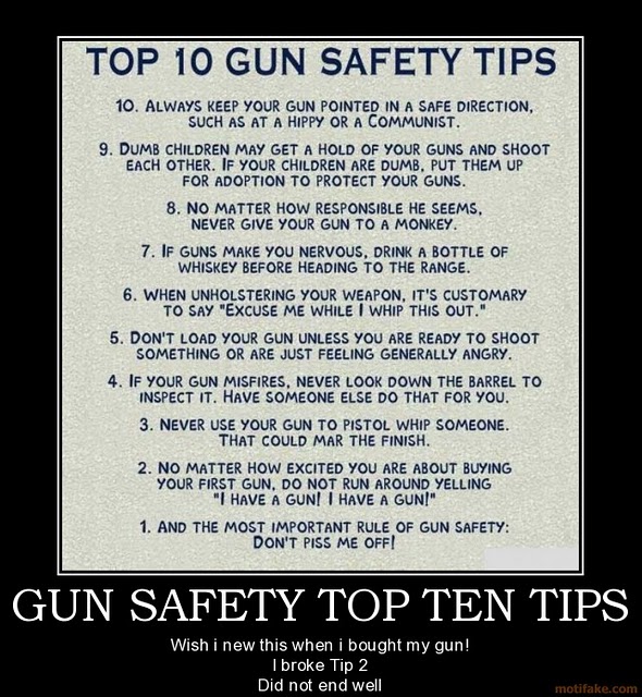 Homemade Defense Top 10 Gun Safety Tips