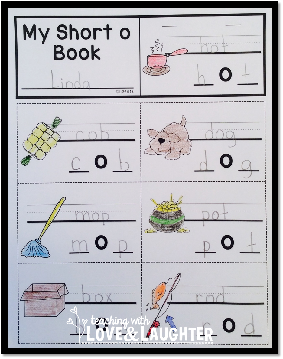 Teaching With Love and Laughter: Fun Flip Books for Short Vowels and a ...