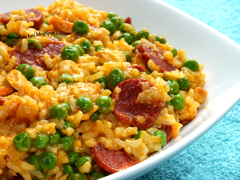 Nikol Od Kuchni Paella z Kurczakiem i Chorizo