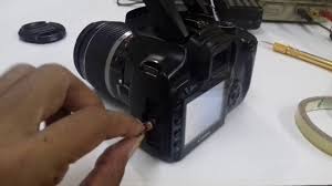 3. Penggantian Nut dan buttom tombol Kamera Dslr