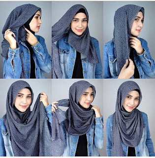 20+ Tutorial Hijab Pashmina 2017 Modern dan Cantik
