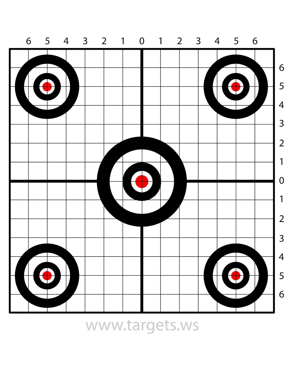 Мишень для пневматики чертеж