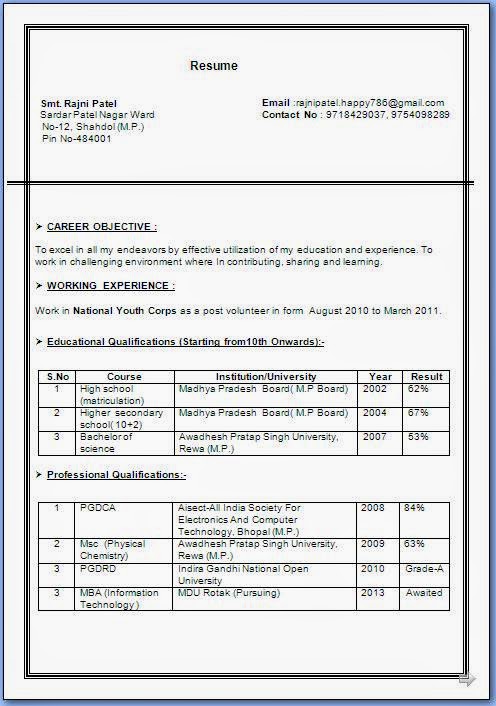 bsc-fresher-resume-best-resume-format-resume-format-resume-format