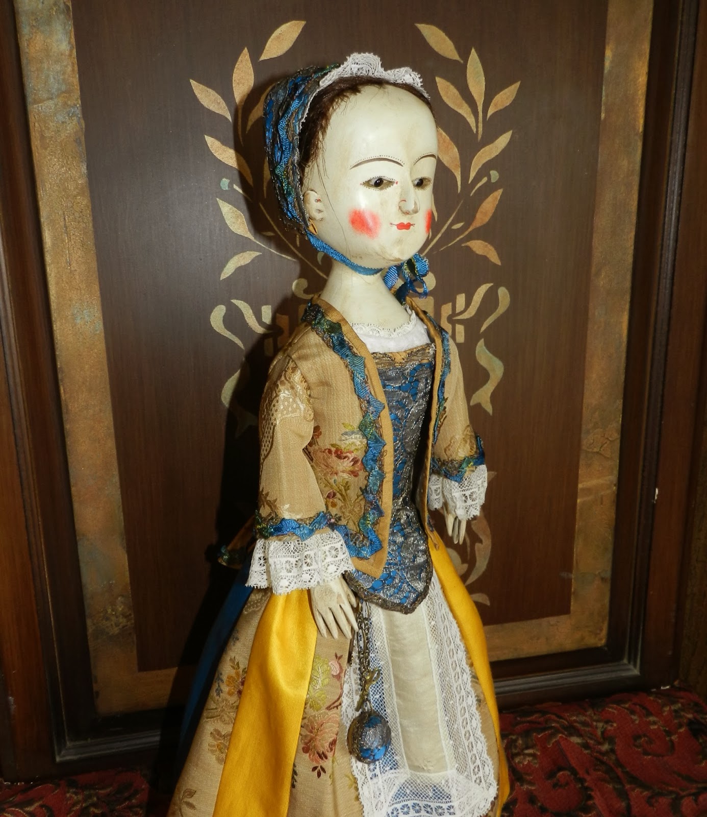 The Old Wooden Sisters Queen Anne doll Herta , available