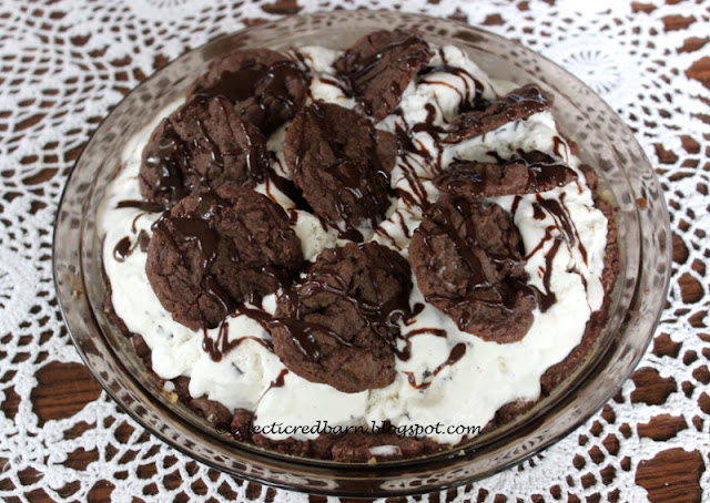 Eclectic Red Barn: Double Chocolate Chip Ice Cream Pie