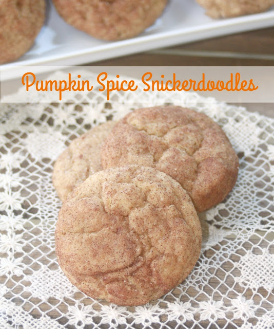 Crazy for Cookies and More Pumpkin Spice Snickerdoodles