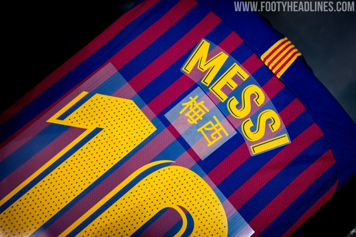 UPDATE: Spanish Federation Forbids Barcelona From Wearing Shirts With Chinese Names ...