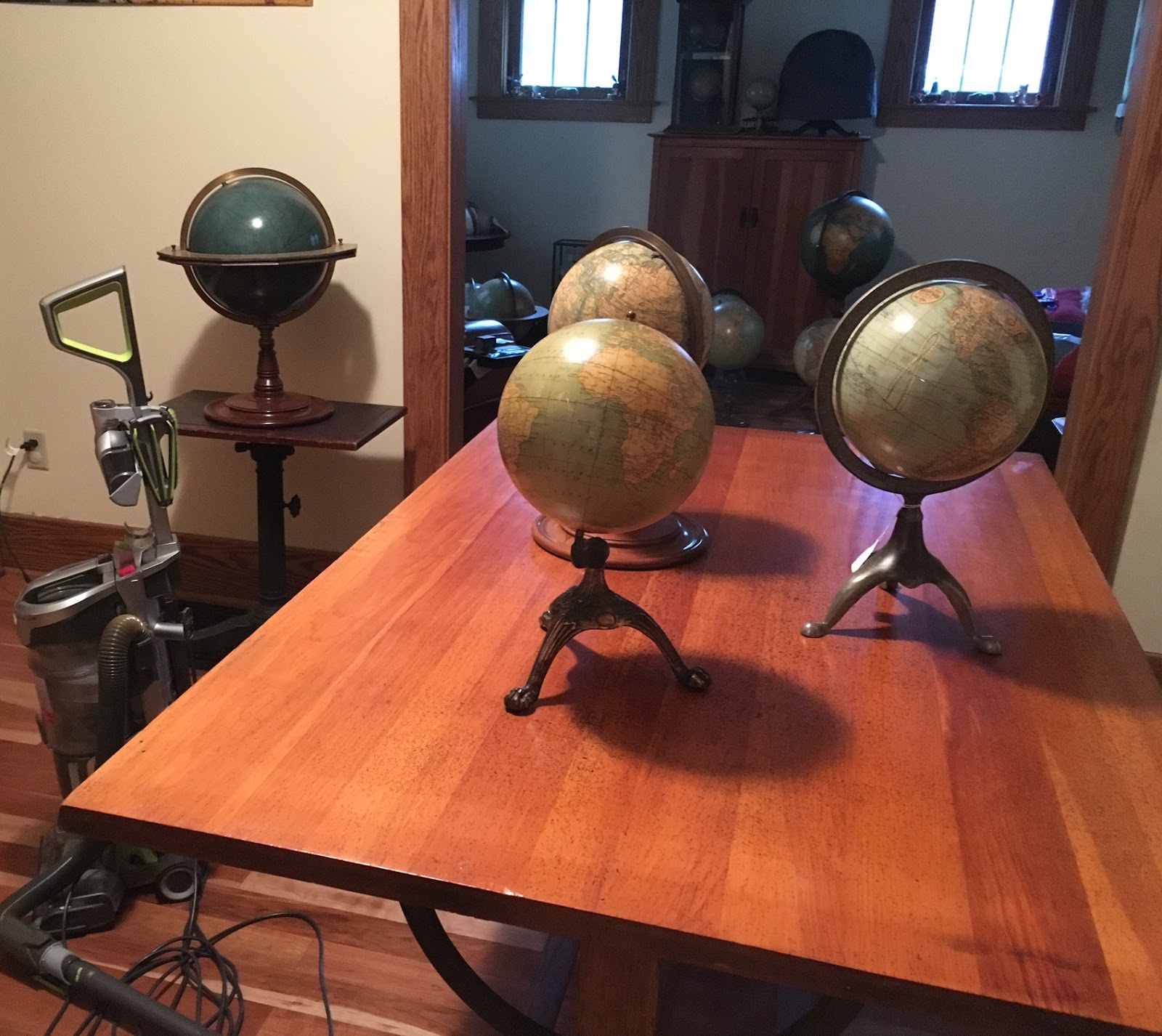 Collecting Antique and Vintage Globes Spring cleaning