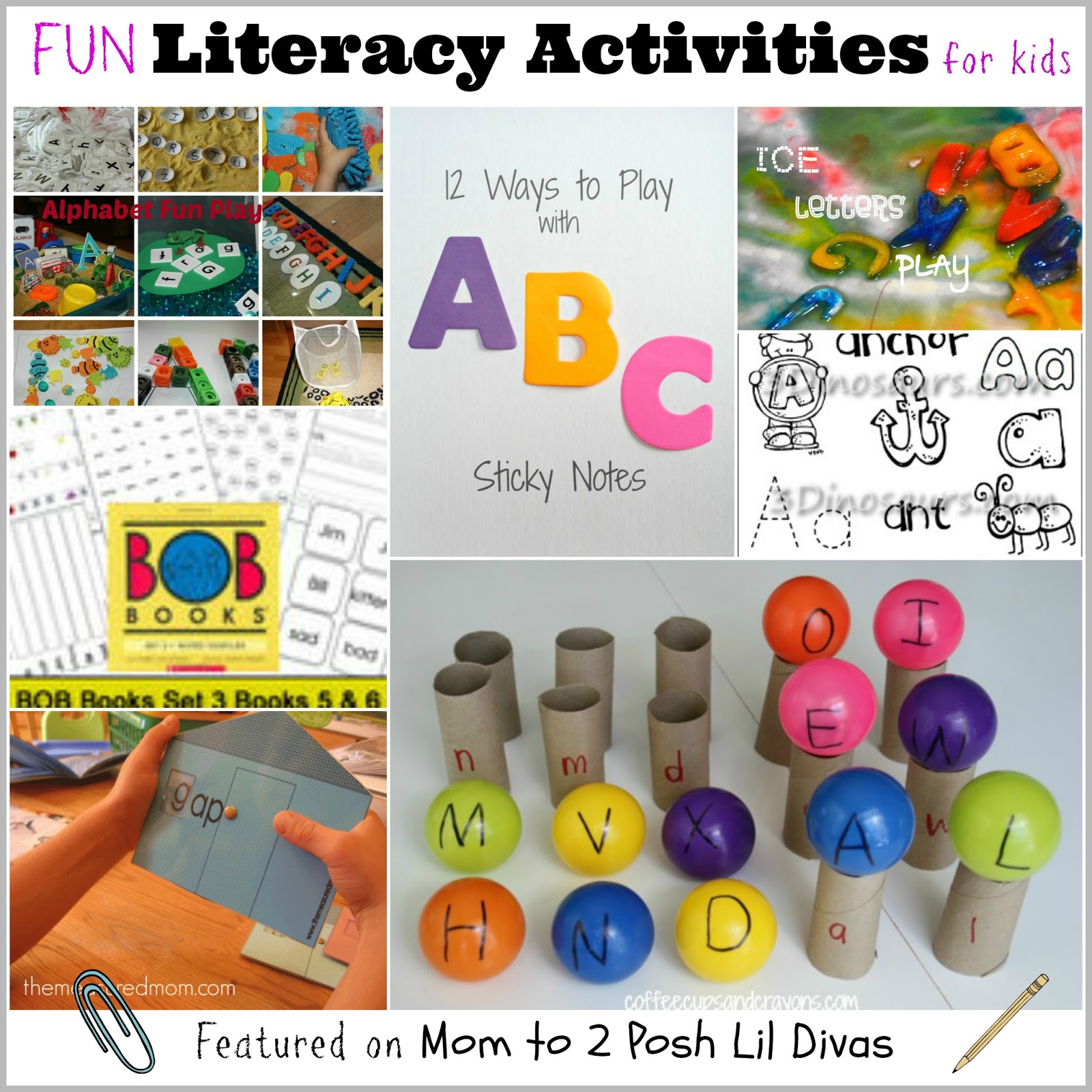 Activities to Play with ABC Sticky Notes