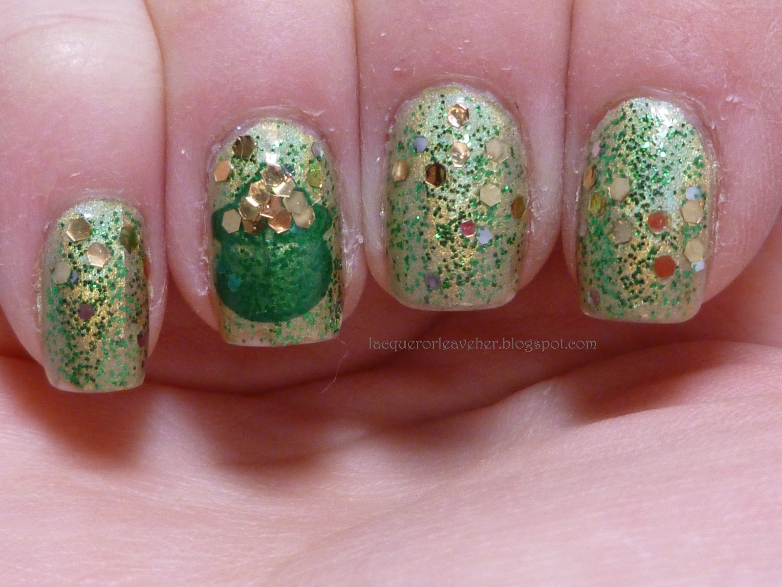 Lacquer or Leave Her! Before & After Pot O' Gold