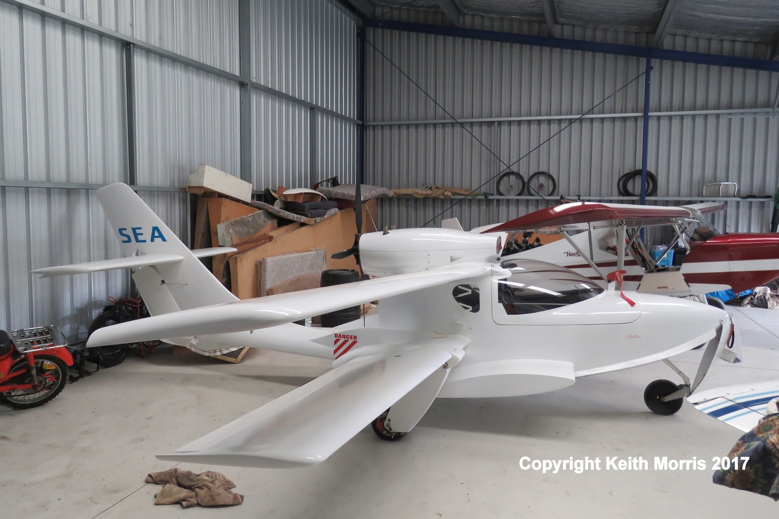 NZ Civil Aircraft Sea Hawk at Kaipara Flats