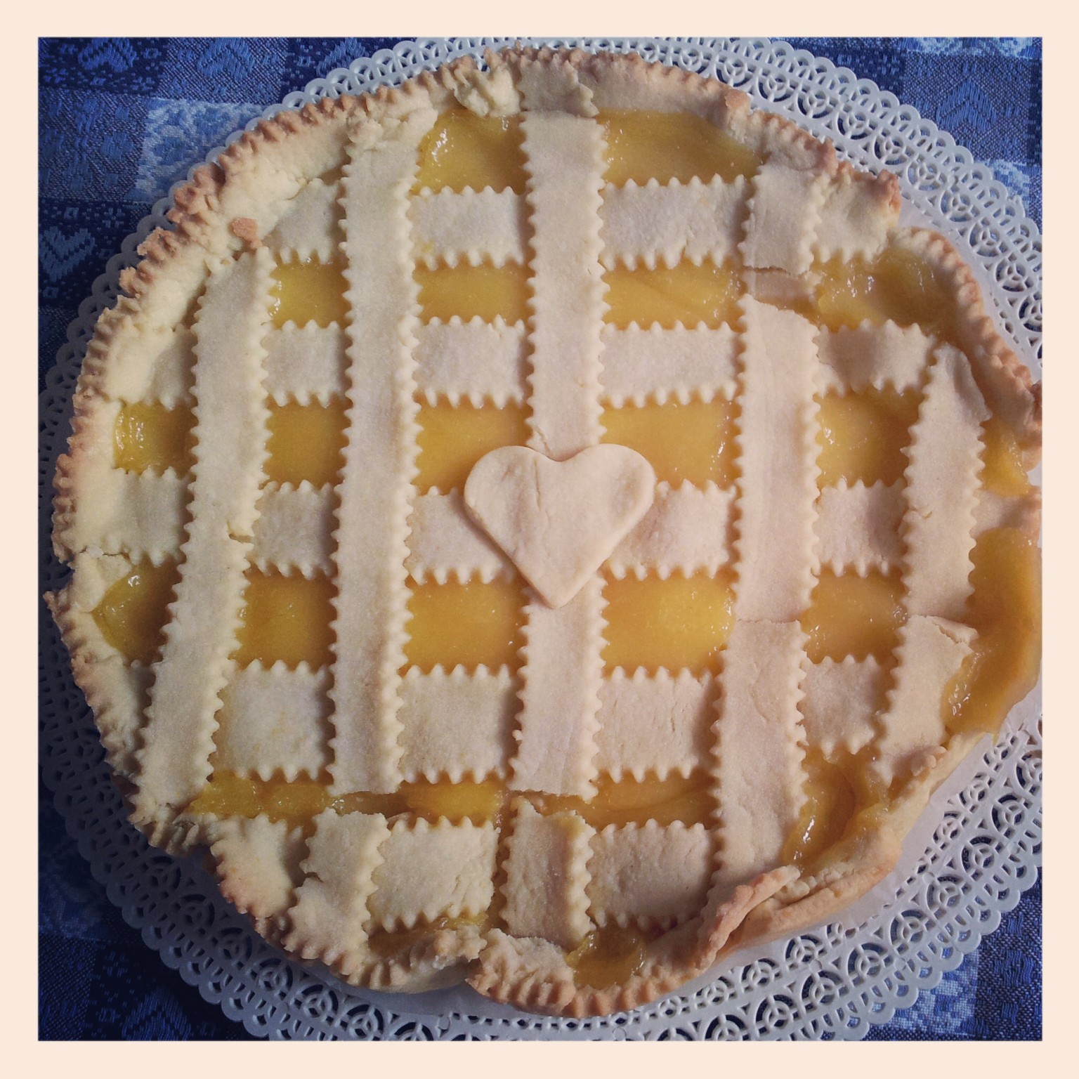 crostata al limone