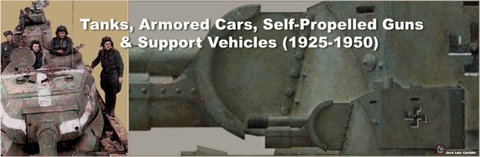 Tanks, Armored Cars, Self-Propelled Guns and Support Vehicles (1925-1950)