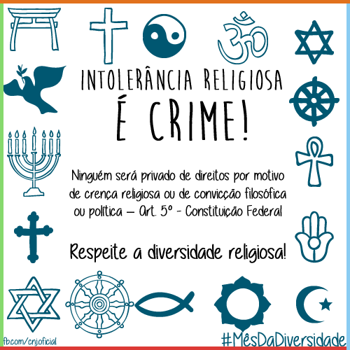 Intolerância Religiosa é Crime!