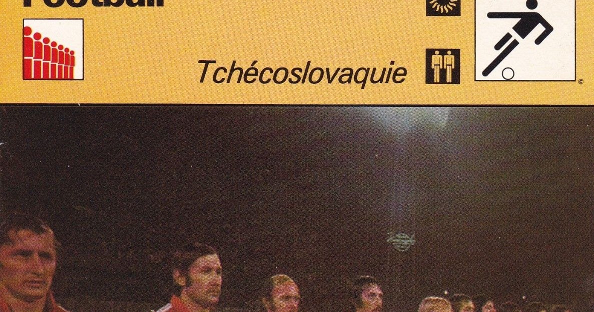 Football Yesterday & Today Tchécoslovaquie 1976, 22 matchs sans