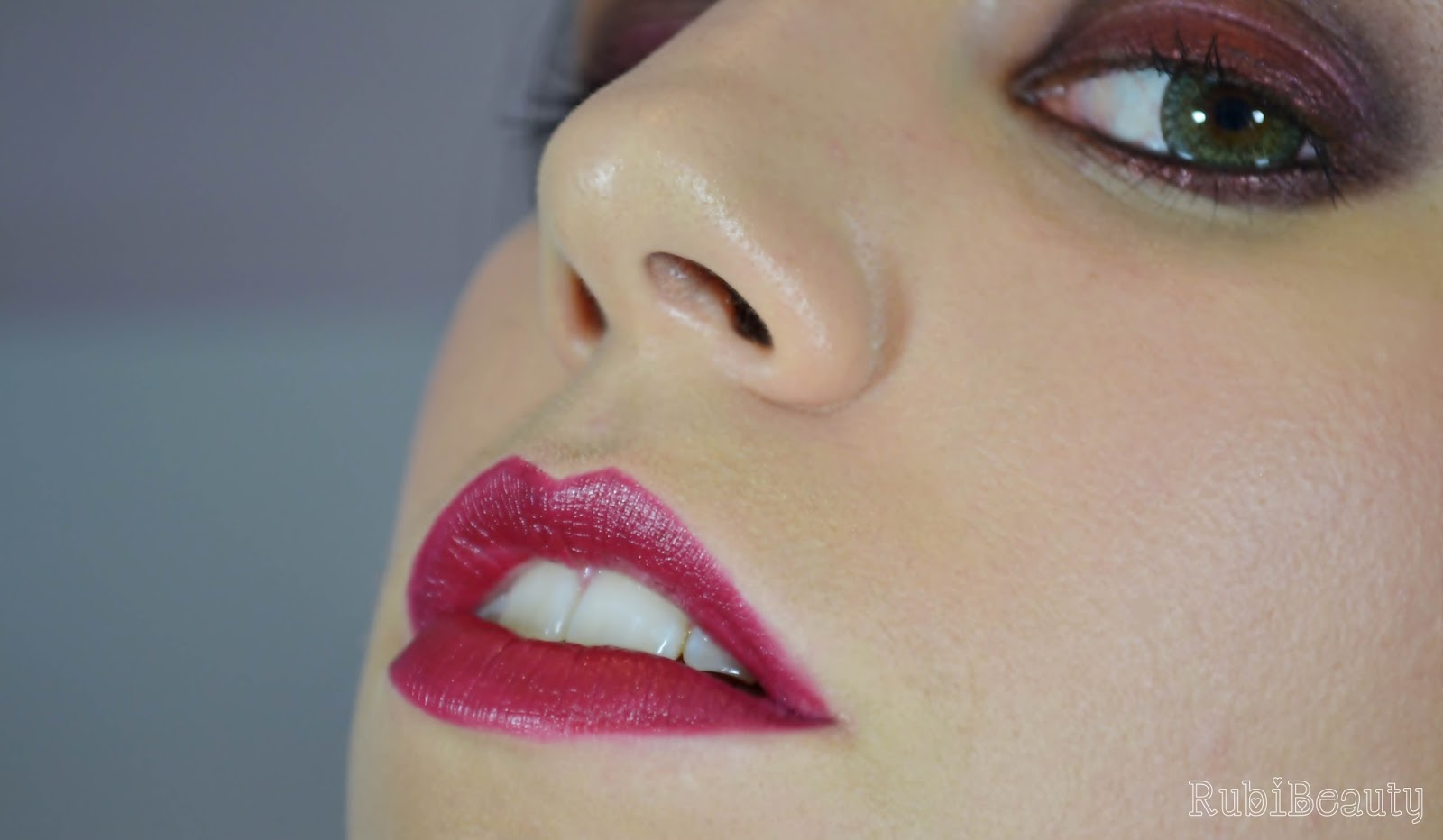 rubibeauty tutorial de maquillaje burgundy vamp burdeos halloween noche 