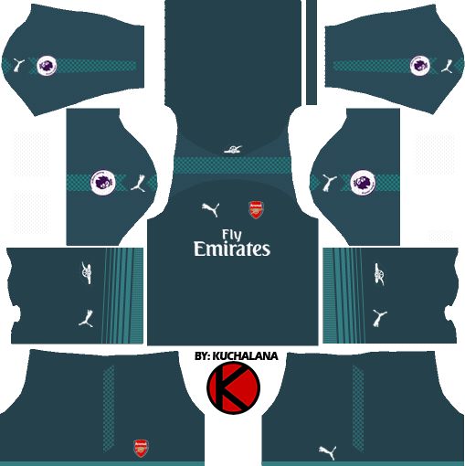 kit arsenal dream league soccer 2017