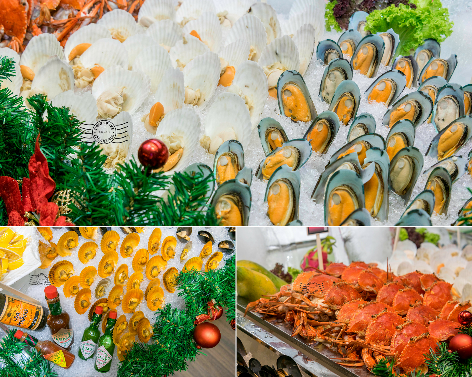 Christmas Eve Seafood & BBQ Buffet Dinner and Christmas Day Buffet Lunch @ Ixora Hotel, Penang
