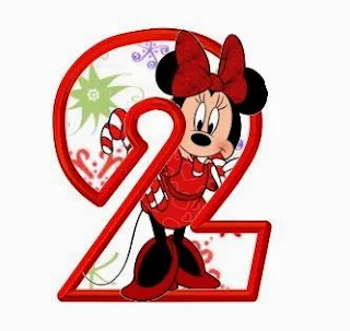 Alfabeto Navideño de personajes Disney 2.