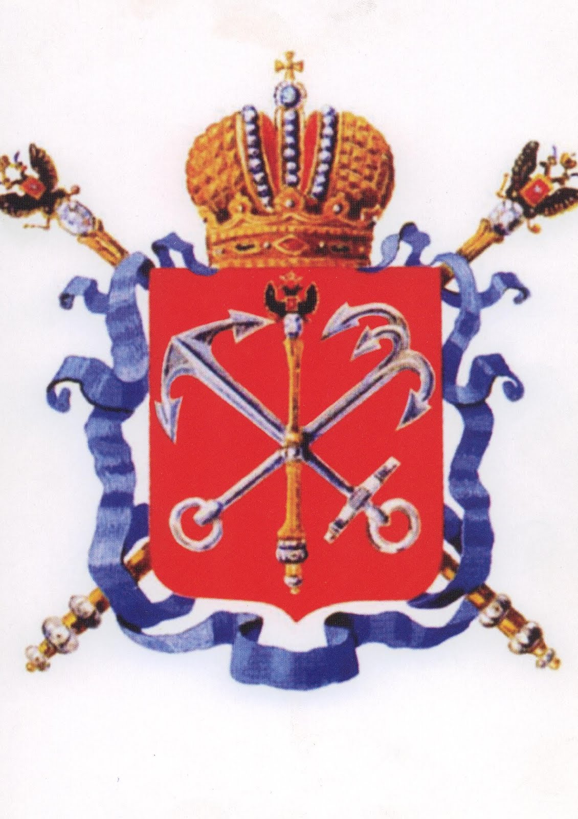 санкт петербург герб флаг
