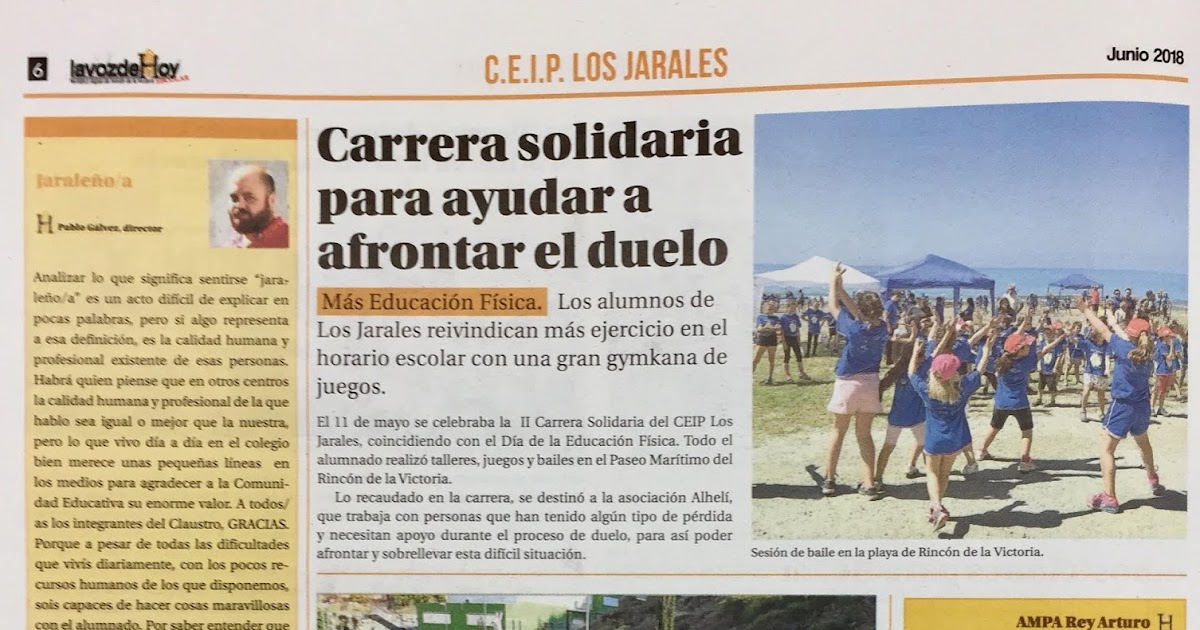 CEIP. LOS JARALES "Que significa sentirse jaraleño"