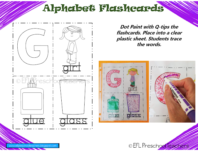 Alphabet flashcards worksheets