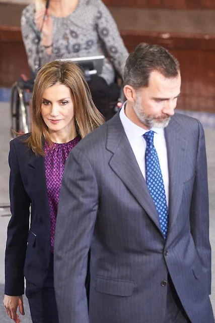 King Felipe and Queen Letizia attends the National Paraplegics Hospital 40th Anniversary