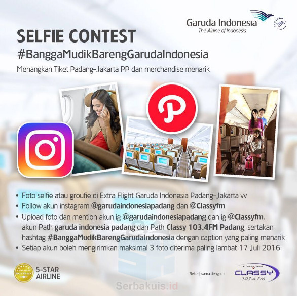 Selfie Contes Bangga Mudik Bareng Garuda Indonesia Selfie Contes Bangga Mudik Bareng Garuda Indonesia