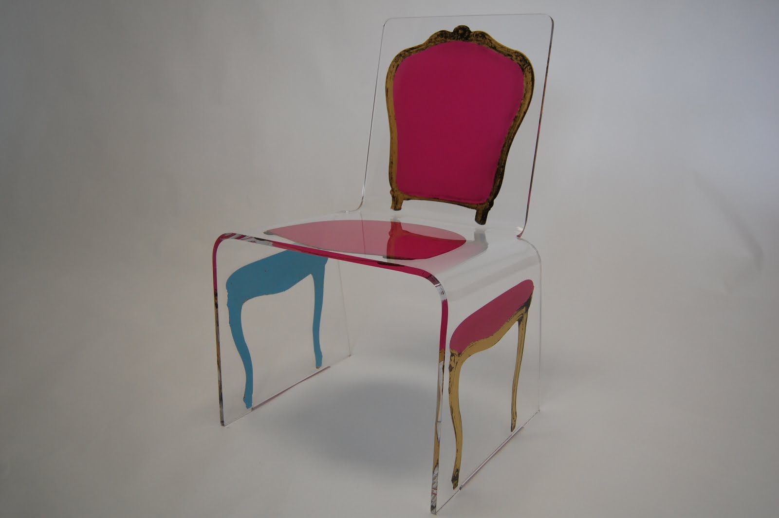 Fine Art Furniture by Aaron R. Thomas Acrylic deconstructed louis