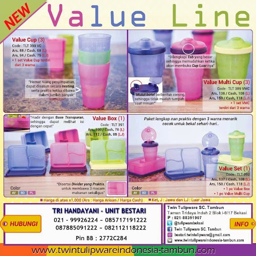New "Value Line" | Value Box, Value Set, Value Cup, Value Multi Cup