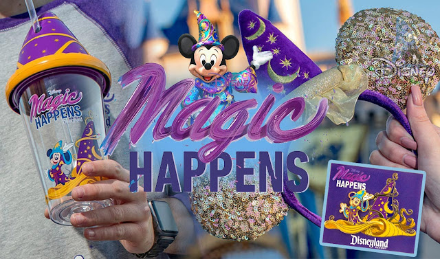 Disneyland Resort "Magic Happens" Merchandise