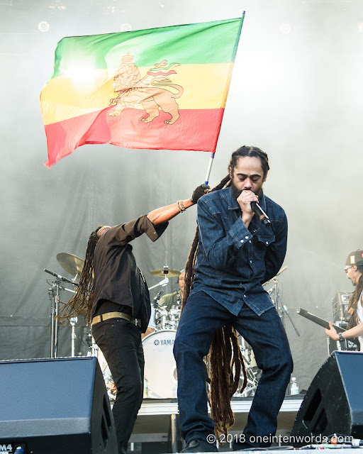 Damian "Jr. Gong" Marley on the Garrison Stage at Field Trip 2018 on June 2, 2018 Photo by John Ordean at One In Ten Words oneintenwords.com toronto indie alternative live music blog concert photography pictures photos