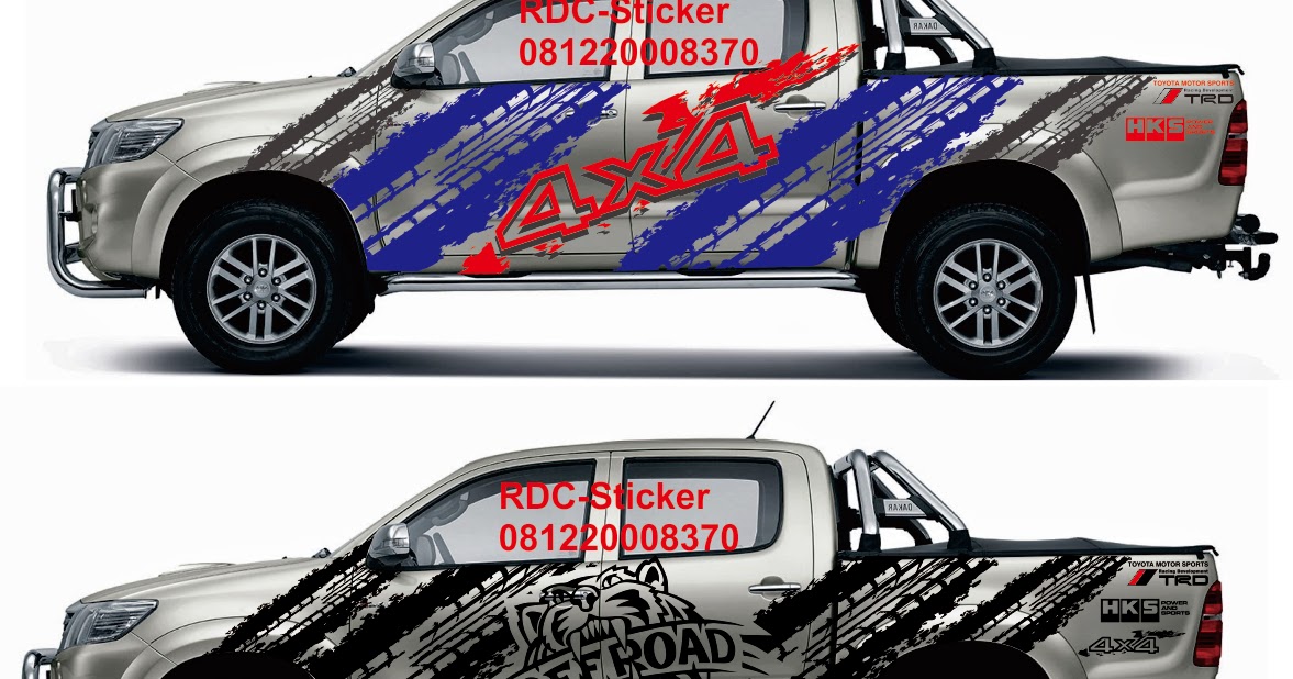 RDC Cutting Sticker: Modifikasi Sticker Toyota Hilux Off Road