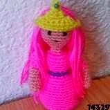 patron gratis muñeca princesa amigurumi, free amigurumi pattern princess doll